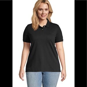 LANDS END /Women's Plus Size 100 % Cotton Polo 2X